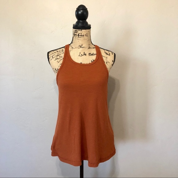 Free People Tops - Free People Long Beach Ribbed Tank Size M